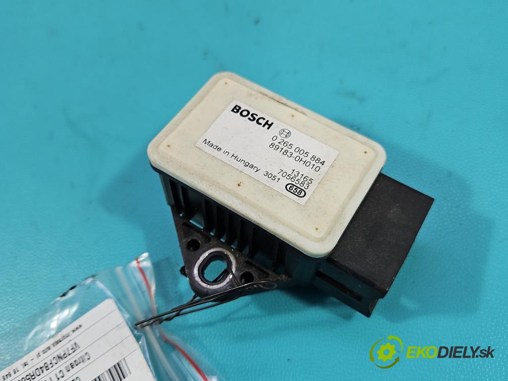 Citroen C1 I 2005-2014 1.0 12V 68 HP manual 50 kW 998 cm3 5- snímač ESP 0265005884
