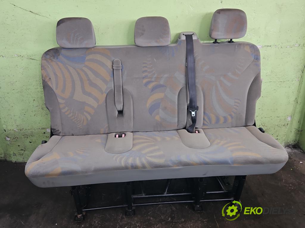 Renault Trafic II 2001-2014 1.9 dci 109 HP manual 80 kW 1870 cm3 5- Sedačka zadné ľavý III 