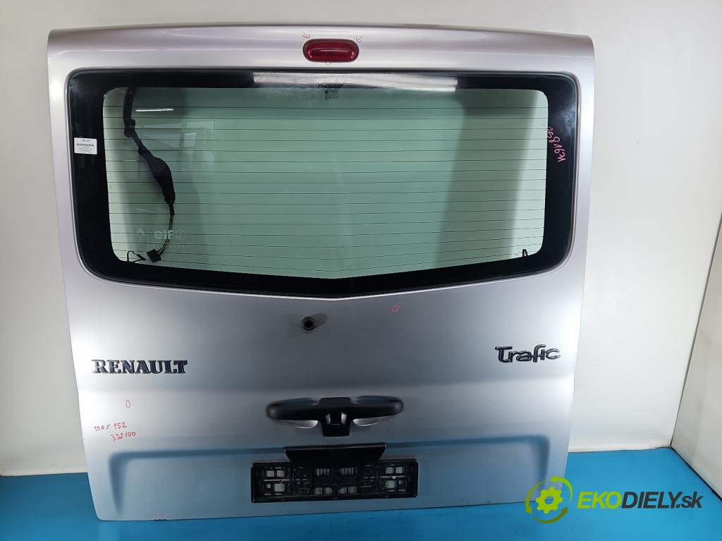 Renault Trafic II 2001-2014 1.9 dci 109 HP manual 80 kW 1870 cm3 5- zadna kufor  (Kapota zadná (kufor))