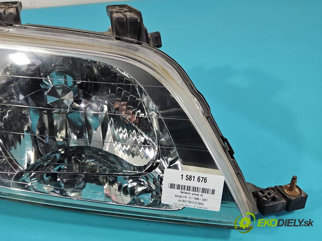 Honda CR-V I 1995-2001 2.0 16V 147 HP manual 108 kW 1973 cm3 5- Reflektor: pravý  (Svetlo predné pravé)