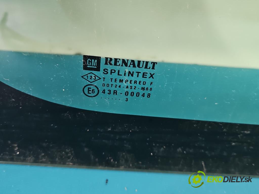 Renault Trafic II 2001-2014 1.9 dci 109 HP manual 80 kW 1870 cm3 5- sklo zadné pravé