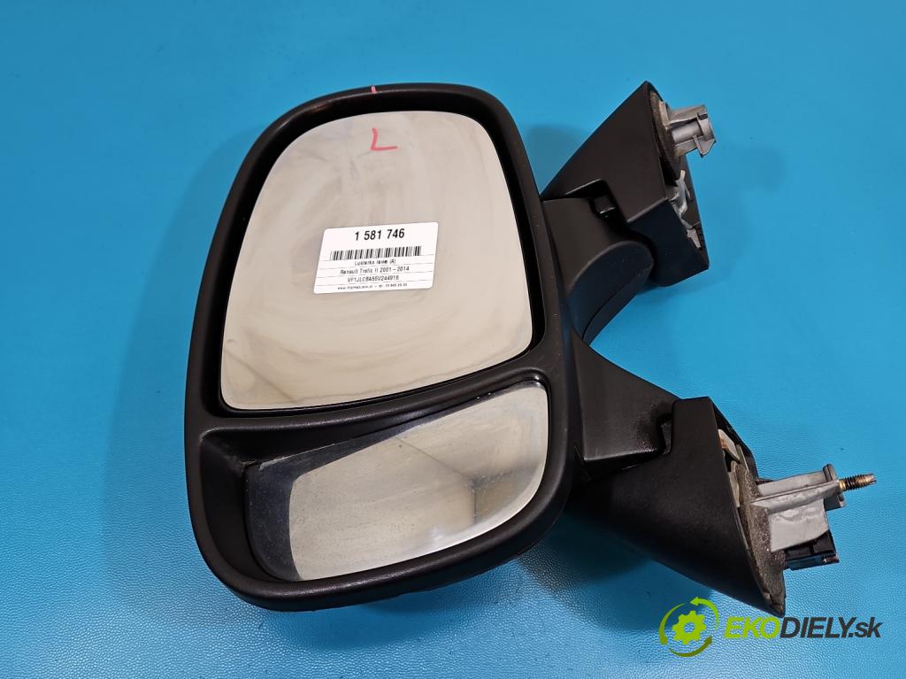 Renault Trafic II 2001-2014 1.9 dci 109 HP manual 80 kW 1870 cm3 5- zrkadlo ľavé  (Kľučka dverí ostatné)