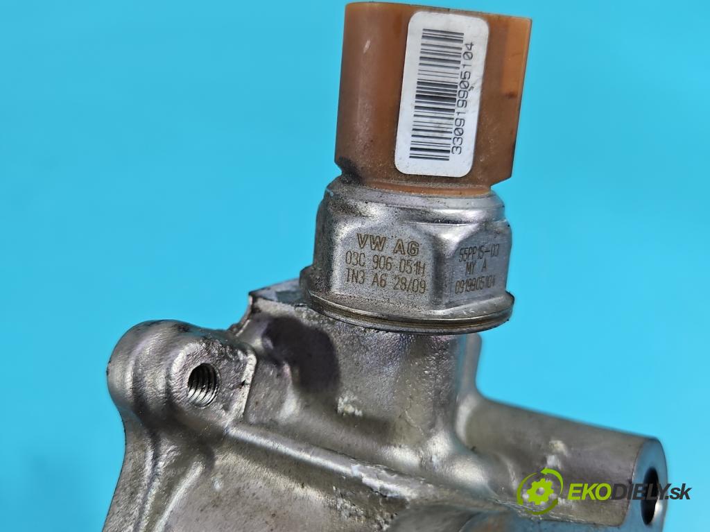 Vw Tiguan I 2007-2016 1.4 TSI 150 HP manual 110 kW 1390 cm3 5- vstrek 03C906036F (Vstrekovač paliva)