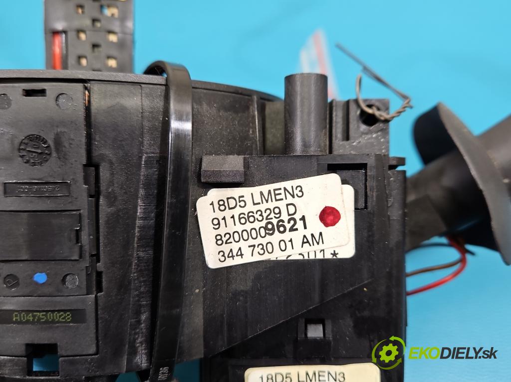 Renault Trafic II 2001-2014 1.9 dci 109 hp manual 80 kW 1870 cm3 5- Přepínač sdružený 8200009621 (Páčky pod volantem)