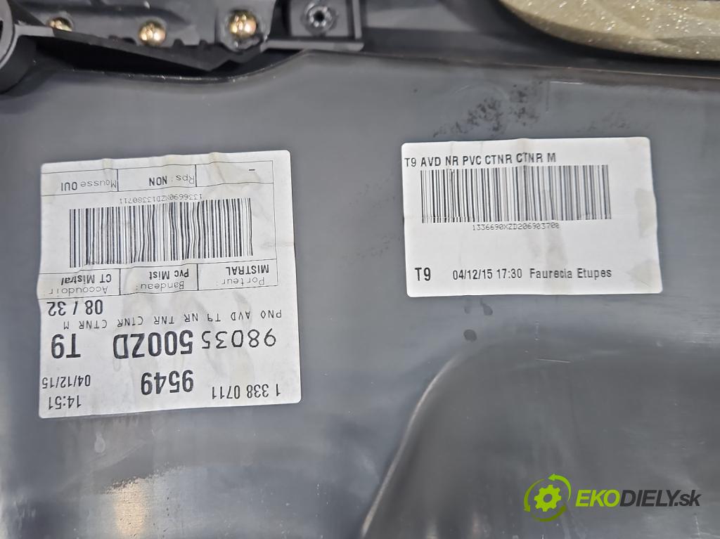 Peugeot 308 II 2013-2021 1.6 hdi 120 hp manual 88 kW 1560 cm3 5- sedačke: komplet
