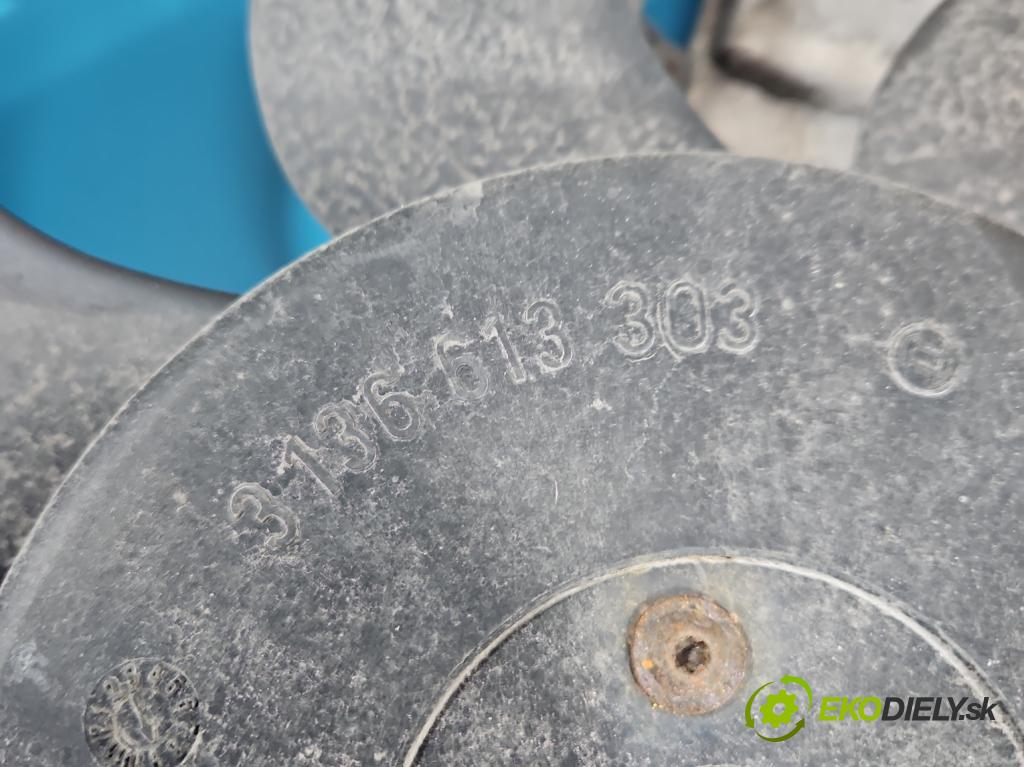 Porsche Cayenne I 2002-2010 4.5 V8 340KM automatic 250 kW 4511 cm3 5- ventilátor chladič 7L0959455C