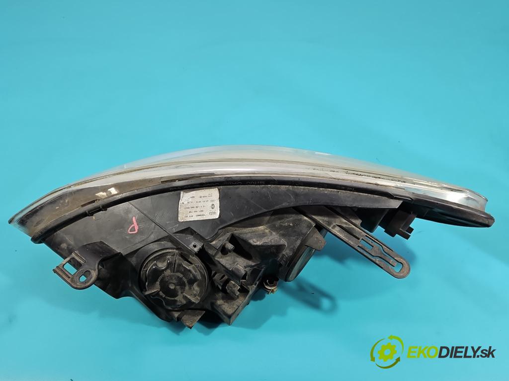 Renault Fluence 1.6 16V 110 HP manual 81 kW 1598 cm3 4- Reflektor: pravý 260100076R (Svetlo predné pravé)