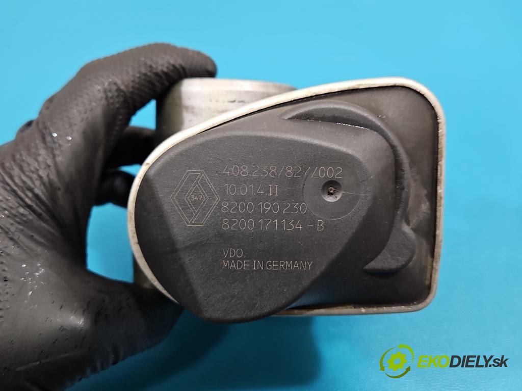 Renault Fluence 1.6 16V 110 HP manual 81 kW 1598 cm3 4- klapka 8200190230 (Škrtiaca klapka)