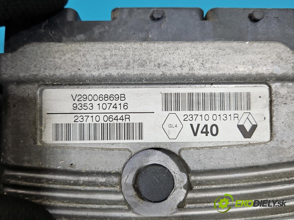 Renault Fluence 1.6 16V 110 HP manual 81 kW 1598 cm3 4- riadiaca jednotka motora 237100131R
