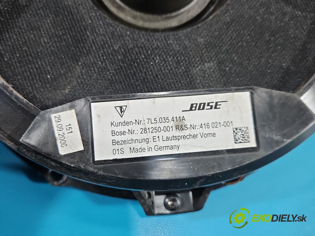 Porsche Cayenne I 2002-2010 4.5 V8 340KM: automatic 250 kW 4511 cm3 5- reproduktory komplet 7L5035403