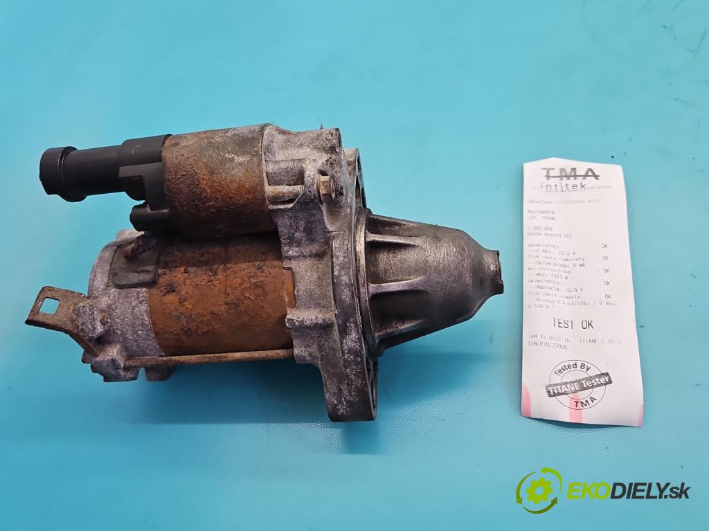 Honda Accord VII 2002-2008 2.0 16V 155 HP manual 114 kW 1998 cm3 5- štartér  (Štartér)