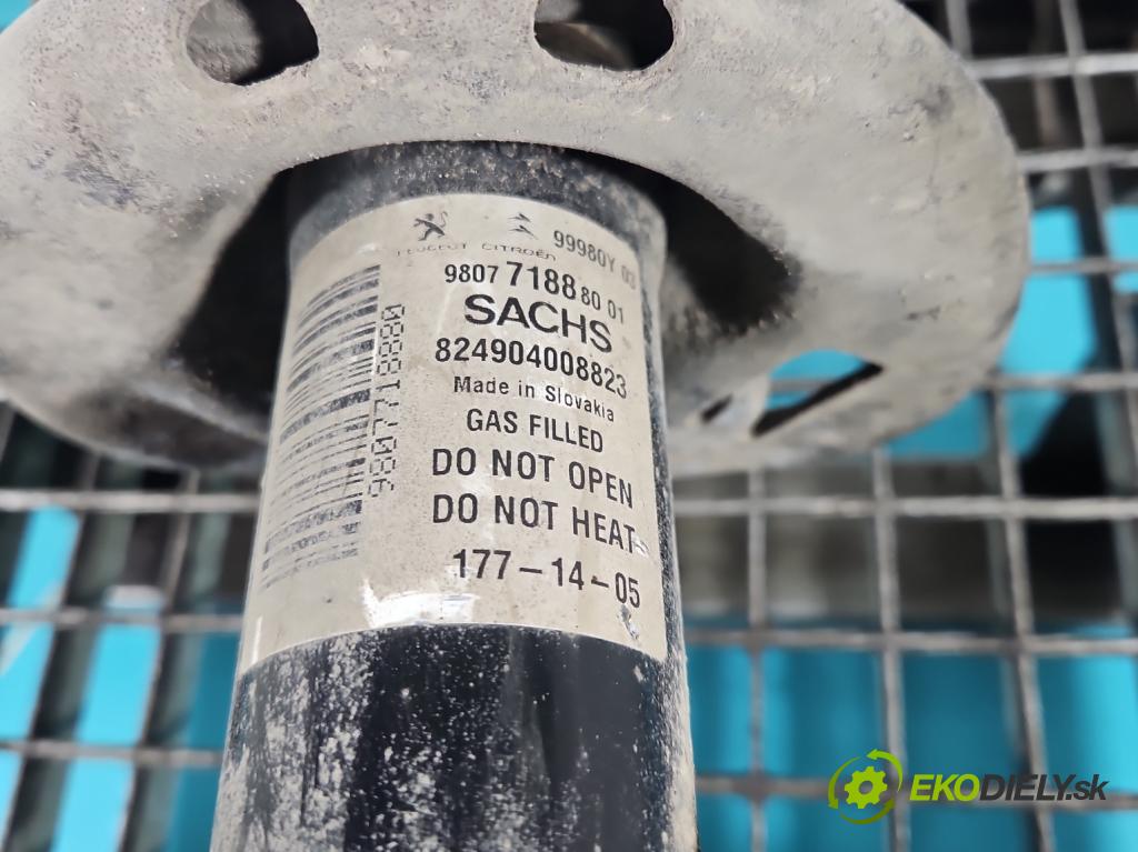 Citroen DS5 2011-2015 2.0 HDI 163 HP automatic 120 kW 1997 cm3 5- tlmič predné pravý 9807718880 (Kľučka dverí ostatné)