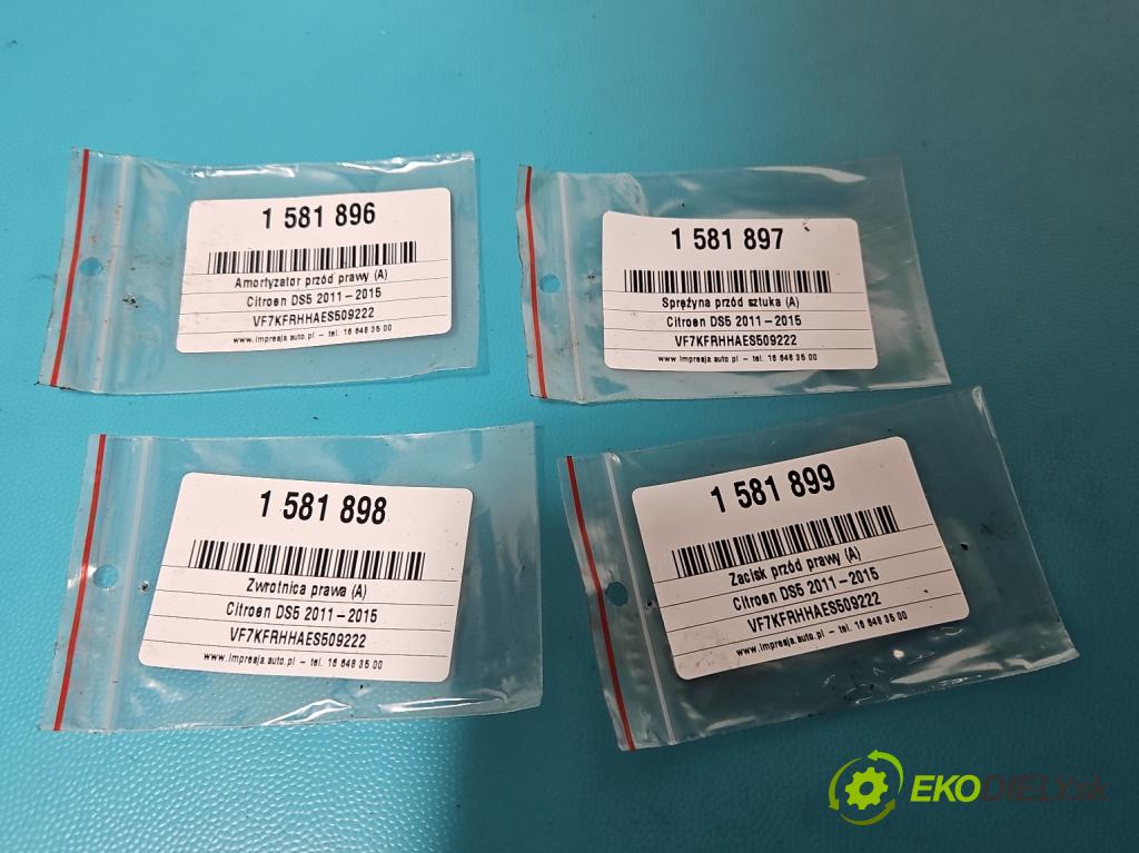 Citroen DS5 2011-2015 2.0 HDI 163 hp automatic 120 kW 1997 cm3 5- náboj pravé  (Náboj kola)