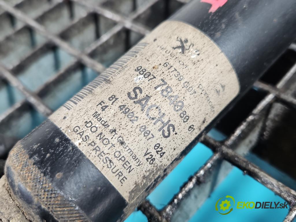 Citroen DS5 2011-2015 2.0 HDI 163 HP automatic 120 kW 1997 cm3 5- tlmič zadné ľavý 9807784080 (Kľučka dverí ostatné)