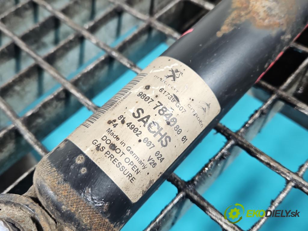 Citroen DS5 2011-2015 2.0 HDI 163 HP automatic 120 kW 1997 cm3 5- tlmič zadné pravý 9807784080 (Tlmič zadný pravý)