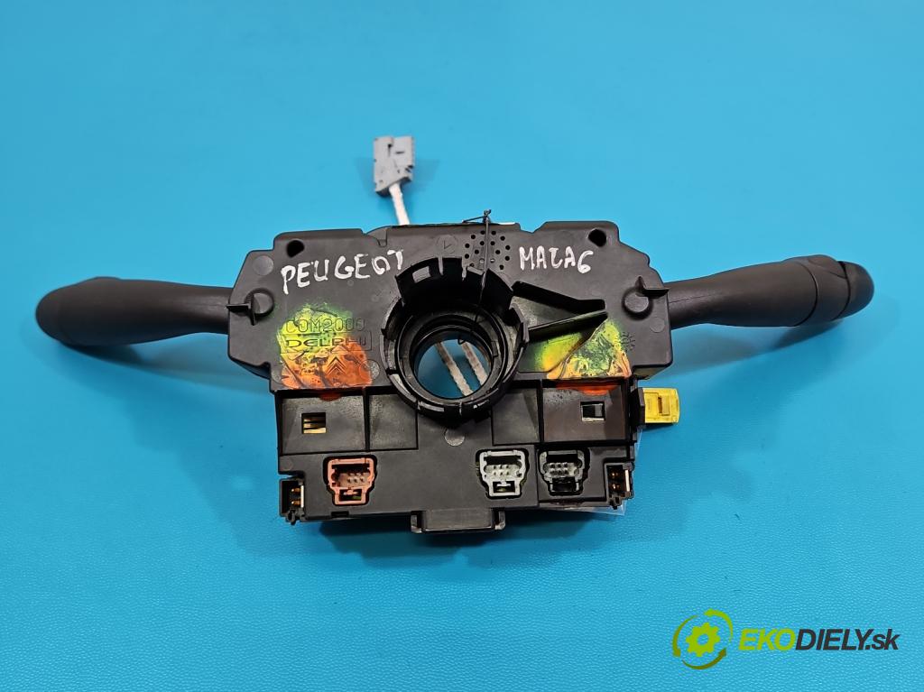 Peugeot 307 1.6 hdi 109 HP manual 80 kW 1560 cm3 5- prepínač komplex: 96542545XT (Prepínacie páčky pod volantom)