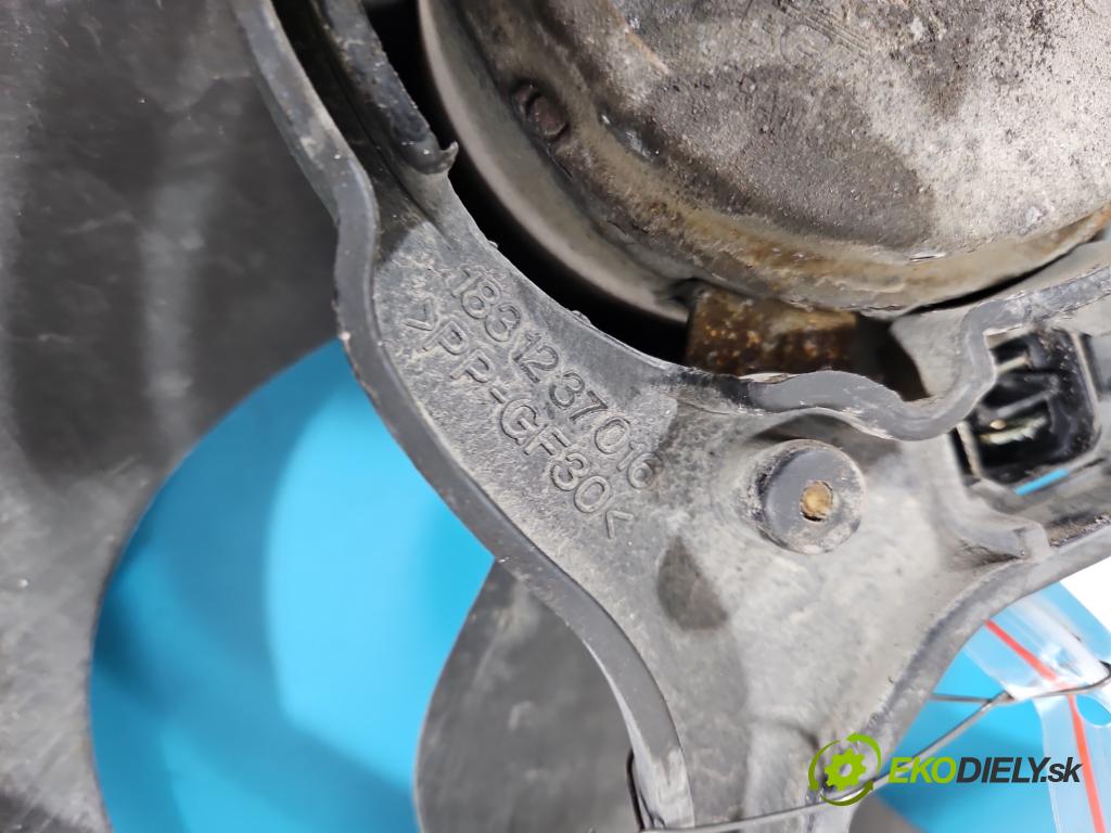 Citroen Berlingo I 1996-2008 2.0 HDI 90 hp manual 66 kW 1997 cm3 5- ventilátor chladič 1831237016