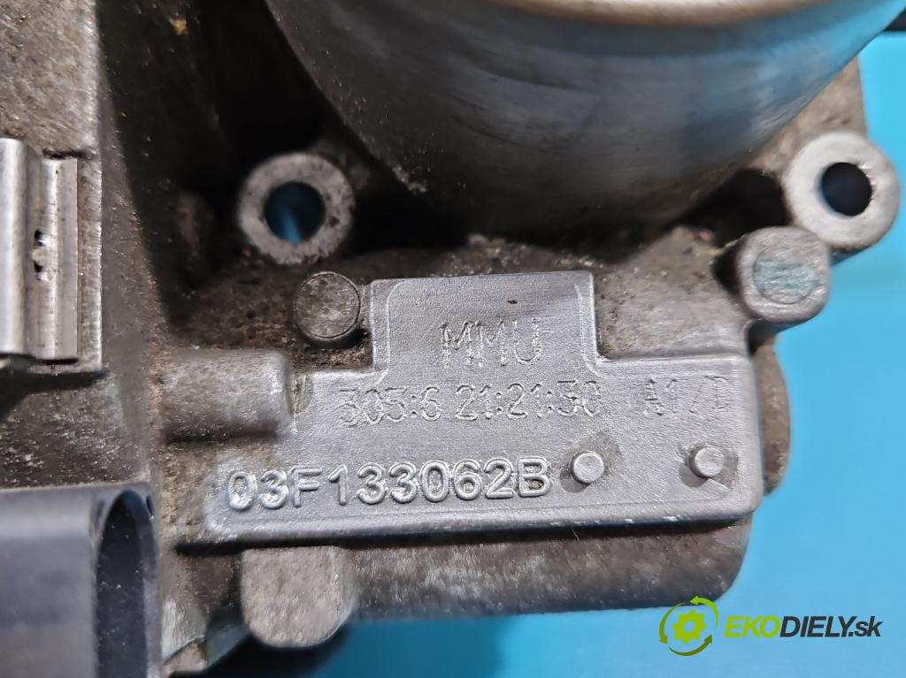Skoda Octavia III 2013- 1.4 TSI 150 HP manual 110 kW 1395 cm3 5- klapka 03F133062B (Škrtiaca klapka)