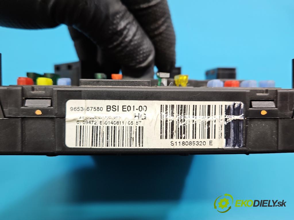 Citroen Berlingo I 1996-2008 2.0 HDI 90 HP manual 66 kW 1997 cm3 5- riadiaca jednotka ostatné 9653667580