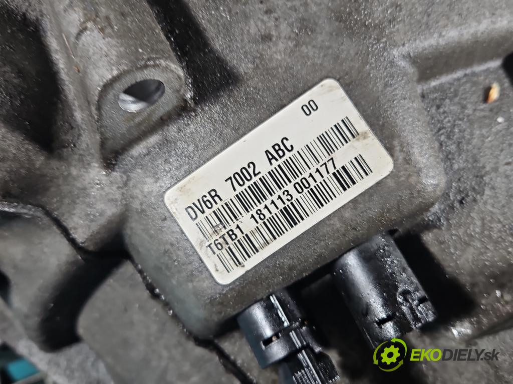 Ford Focus Mk3 2010-2018 1.6 16v IQDB: 105 HP manual 77 kW 1596 cm3 5- prevodovka stupeň,rýchlosť manual DV6R7002ABC