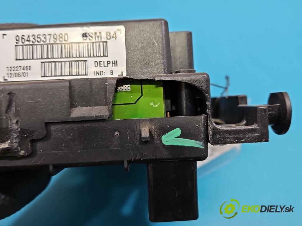 Peugeot 307 1.6 16V 109 HP manual 80 kW 1587 cm3 5- riadiaca jednotka ostatné 9643537980