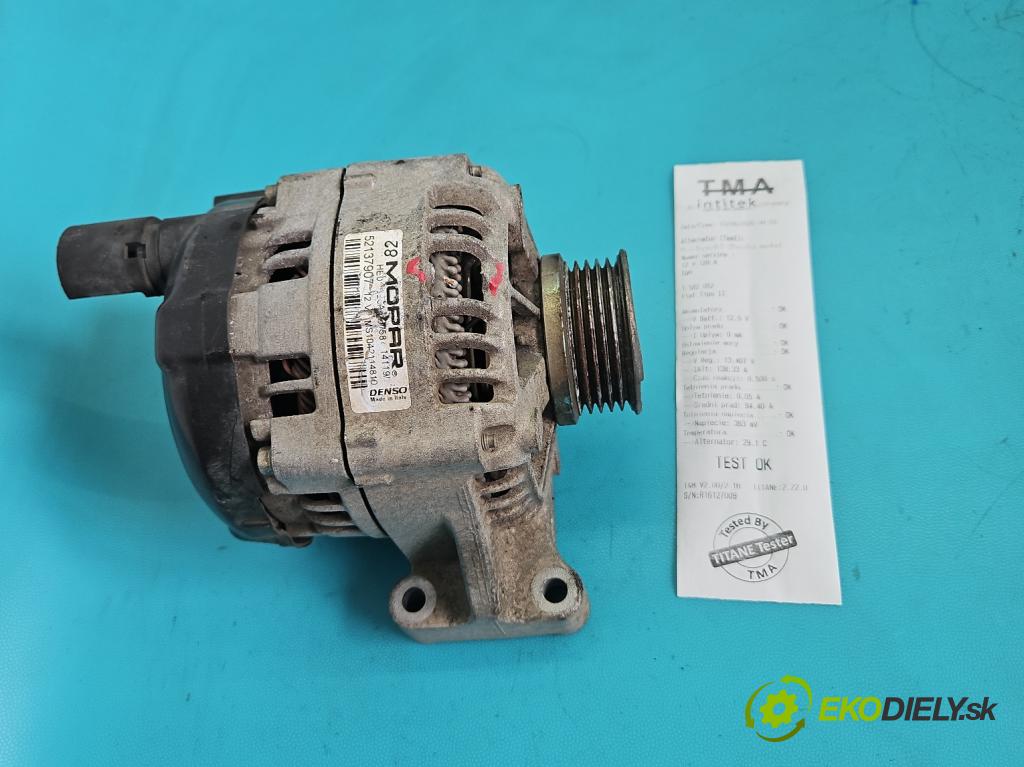 Fiat Tipo II 2015- 1.4 16V 95 HP manual 70 kW 1368 cm3 5- Alternator 52137907 (Alternátor)