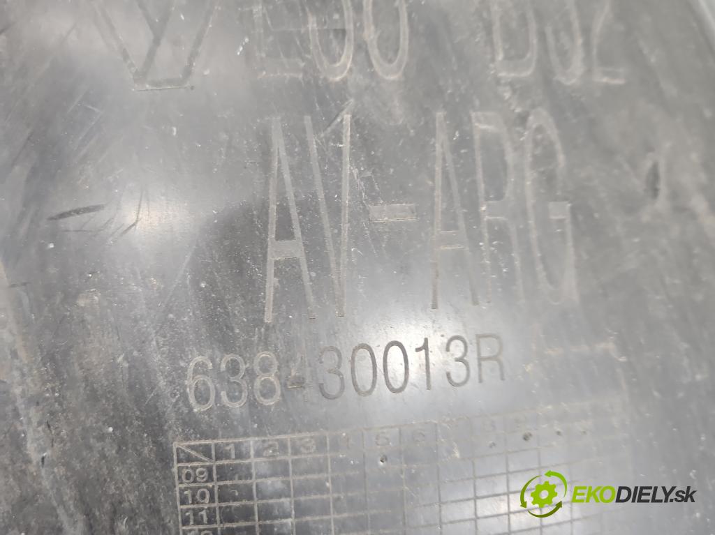 Renault Fluence 1.6 16V 110 HP manual 81 kW 1598 cm3 4- Blatník: predné ľavé 638430013R