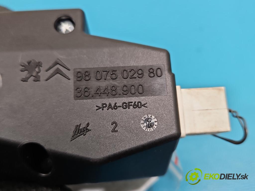 Citroen DS5 2011-2015 2.0 HDI 163 HP automatic 120 kW 1997 cm3 5- Blokáda: řízení: 9807502980 (Riadenie ostatné)