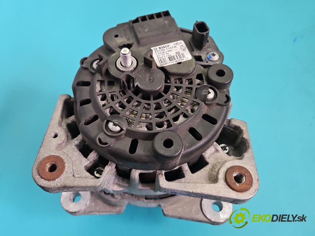 Renault Clio IV 2012-2020 1.2 16V 73 HP manual 54 kW 1149 cm3 5- Alternator 231001107R (Alternátor)