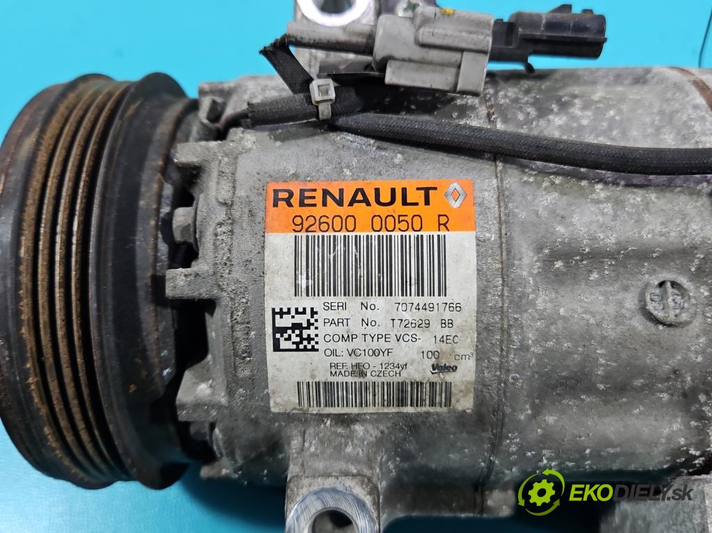 Renault Clio IV 2012-2020 1.2 16V 73 HP manual 54 kW 1149 cm3 5- Kompresor: klimatizácie 926000050R (Kompresor klimatizácie)