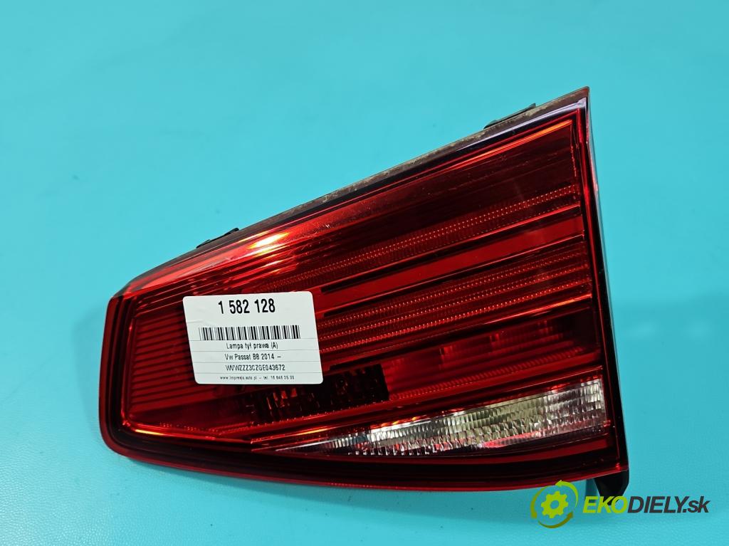 Vw Passat B8 2014- 2.0 TDI 150 HP automatic 110 kW 1968 cm3 5- svetlo / reflektor zadné pravé (Kľučka dverí ostatné)
