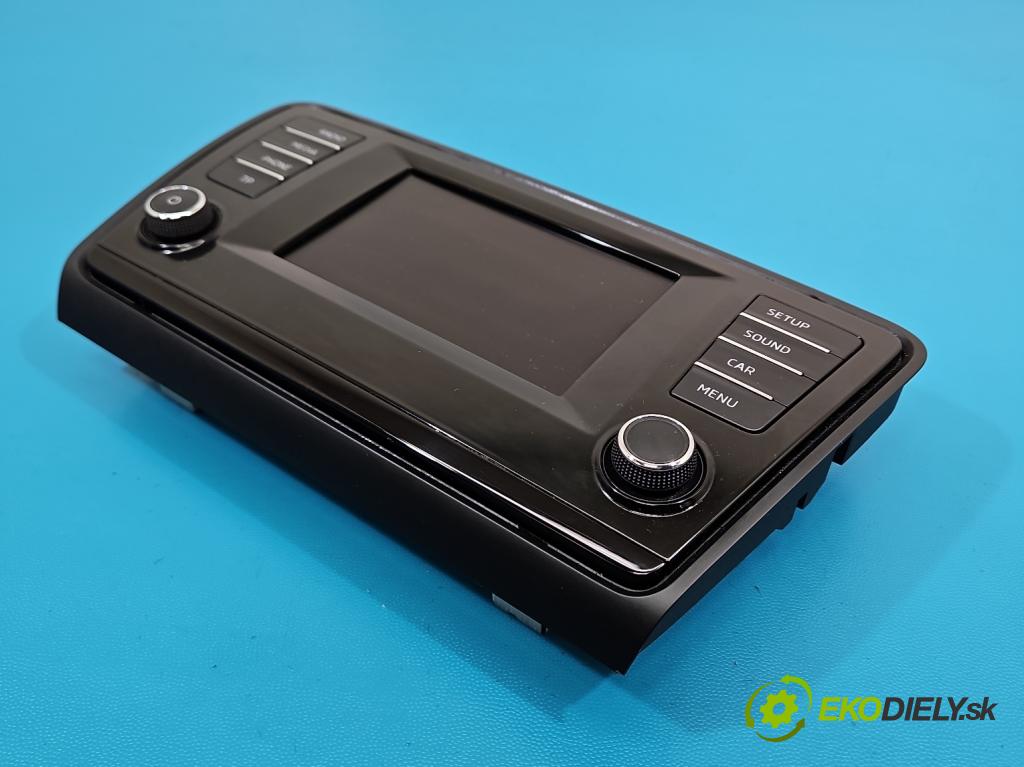 Skoda Octavia III 2013- 1.4 tsi 140 HP manual 103 kW 1395 cm3 5- Radio originál 5E0919605