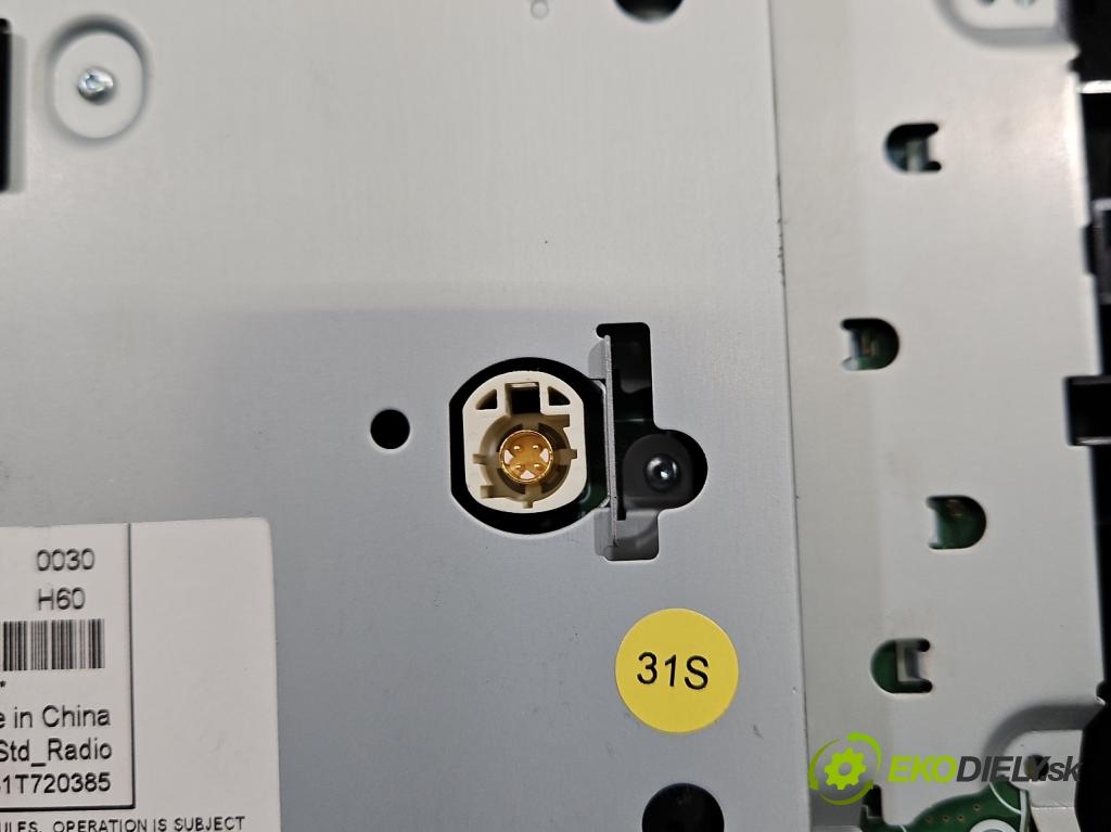 Skoda Octavia III 2013- 1.4 tsi 140 HP manual 103 kW 1395 cm3 5- Radio originál 5E0919605