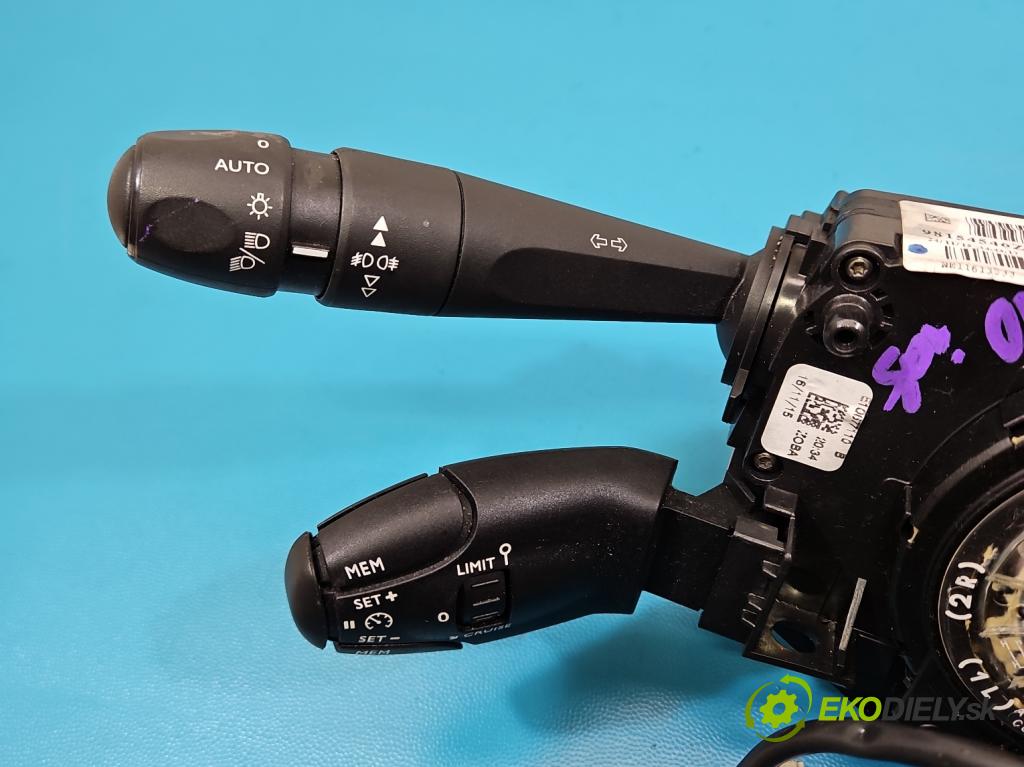 Peugeot 308 II 2013-2021 1.6 hdi 120 HP manual 88 kW 1560 cm3 5- prepínač komplex: 98154546ZD (Prepínacie páčky pod volantom)