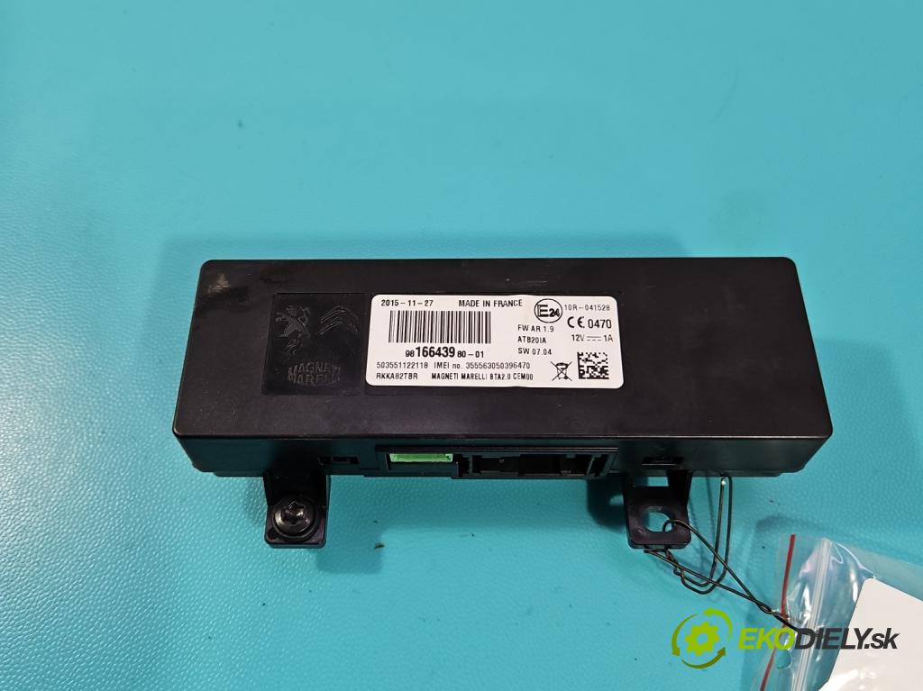 Peugeot 308 II 2013-2021 1.6 hdi 120 HP manual 88 kW 1560 cm3 5- riadiaca jednotka ostatné 9816643980-01