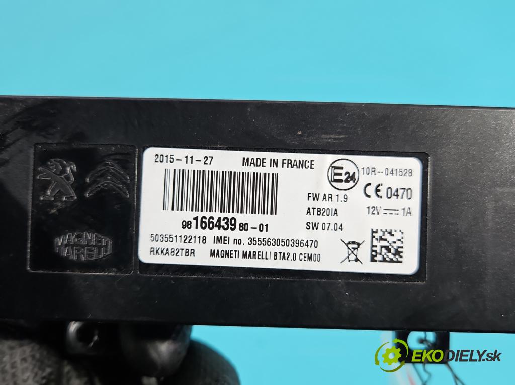 Peugeot 308 II 2013-2021 1.6 hdi 120 HP manual 88 kW 1560 cm3 5- riadiaca jednotka ostatné 9816643980-01