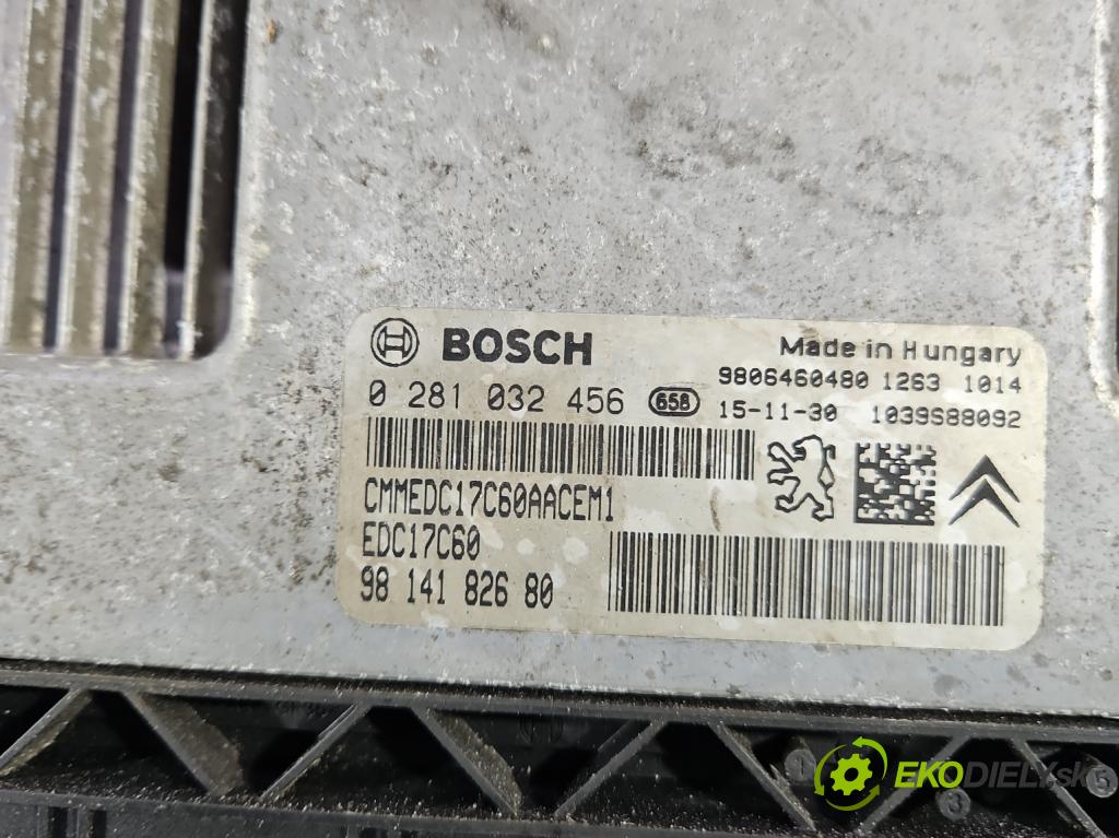 Peugeot 308 II 2013-2021 1.6 hdi 120 HP manual 88 kW 1560 cm3 5- riadiaca jednotka motora 0281032456