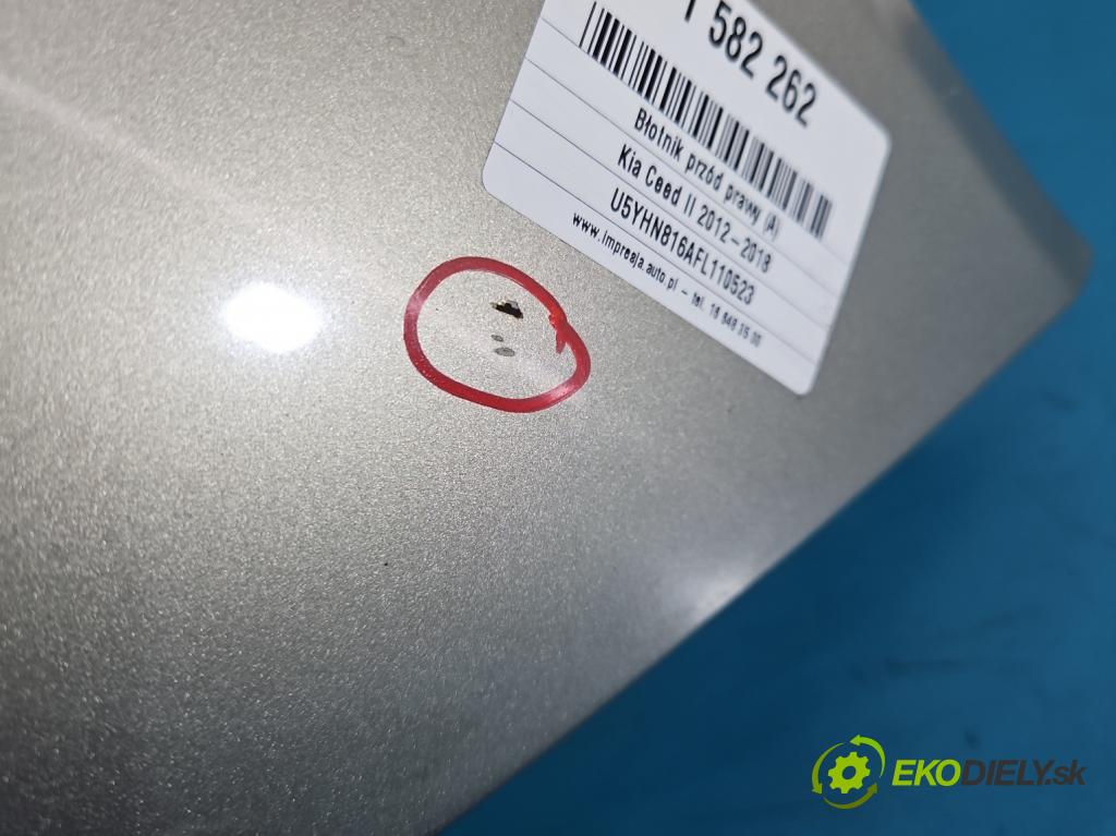 Kia Ceed II 2012-2018 1.6 crdi 128 HP manual 94 kW 1582 cm3 5- blatník predné pravý  (Kľučka dverí ostatné)