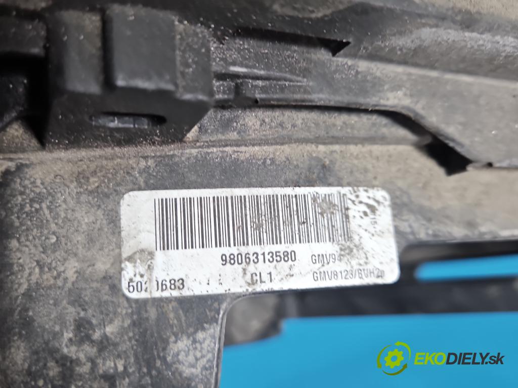 Peugeot 308 II 2013-2021 1.6 hdi 120 HP manual 88 kW 1560 cm3 5- Ventilátor chladiča 9806313580