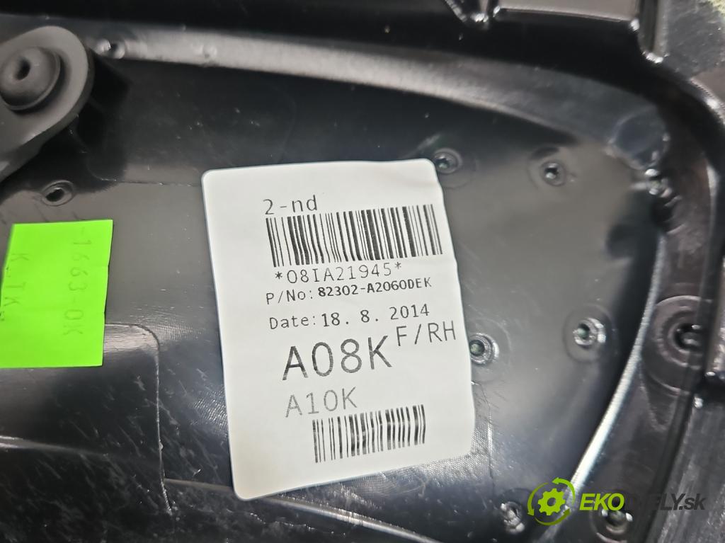Kia Ceed II 2012-2018 1.6 crdi 128 HP manual 94 kW 1582 cm3 5- Čalounictví: dvere predné pravé 82360-A2000