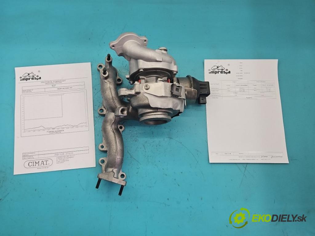 Vw Passat B6 2005-2010 2.0 tdi 136 HP manual 100 kW 1968 cm3 5- turbodúchadlo, turbo repasovaná BV43B-0139