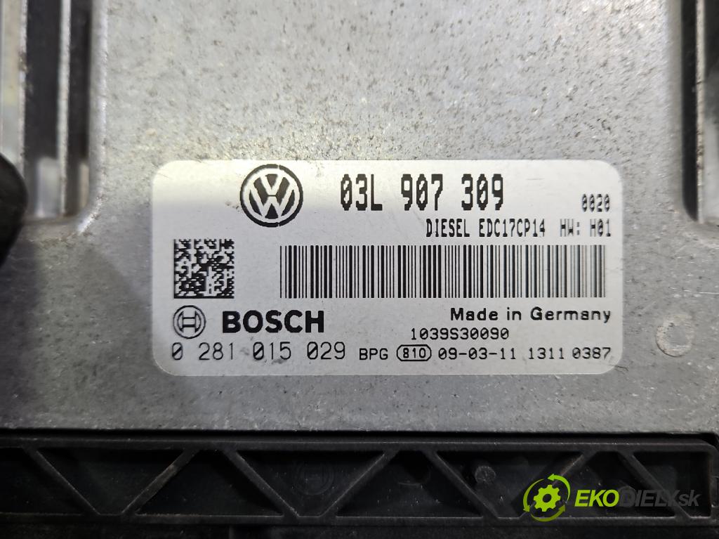Vw Passat B6 2005-2010 2.0 tdi 136 HP manual 100 kW 1968 cm3 5- riadiaca jednotka motora 0281015029