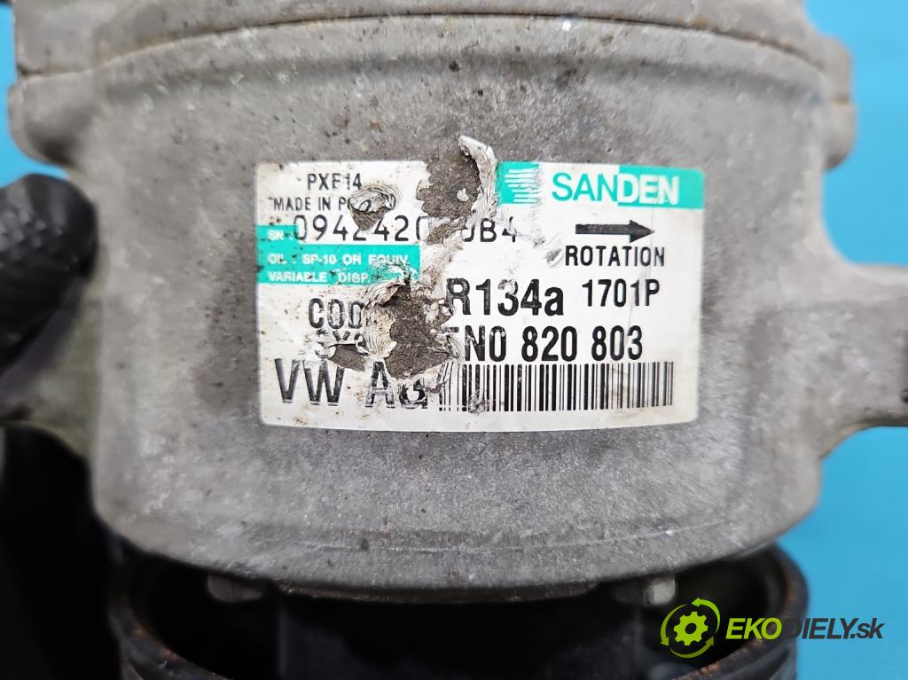 Vw Passat B6 2005-2010 2.0 tdi 136 HP manual 100 kW 1968 cm3 5- Kompresor: klimatizácie 5N0820803 (Kompresor klimatizácie)