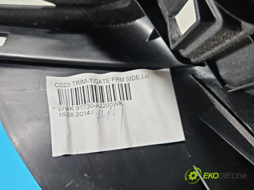 Kia Ceed II 2012-2018 1.6 crdi 128 HP manual 94 kW 1582 cm3 5- Čalounictví: kufrové dvere