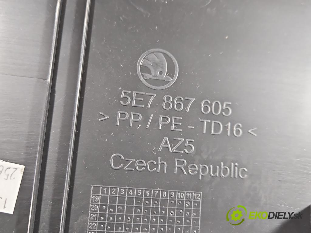 Skoda Octavia IV 2019- 2.0 tdi 116 HP manual 85 kW 1968 cm3 5- kryt plast 5E7867605