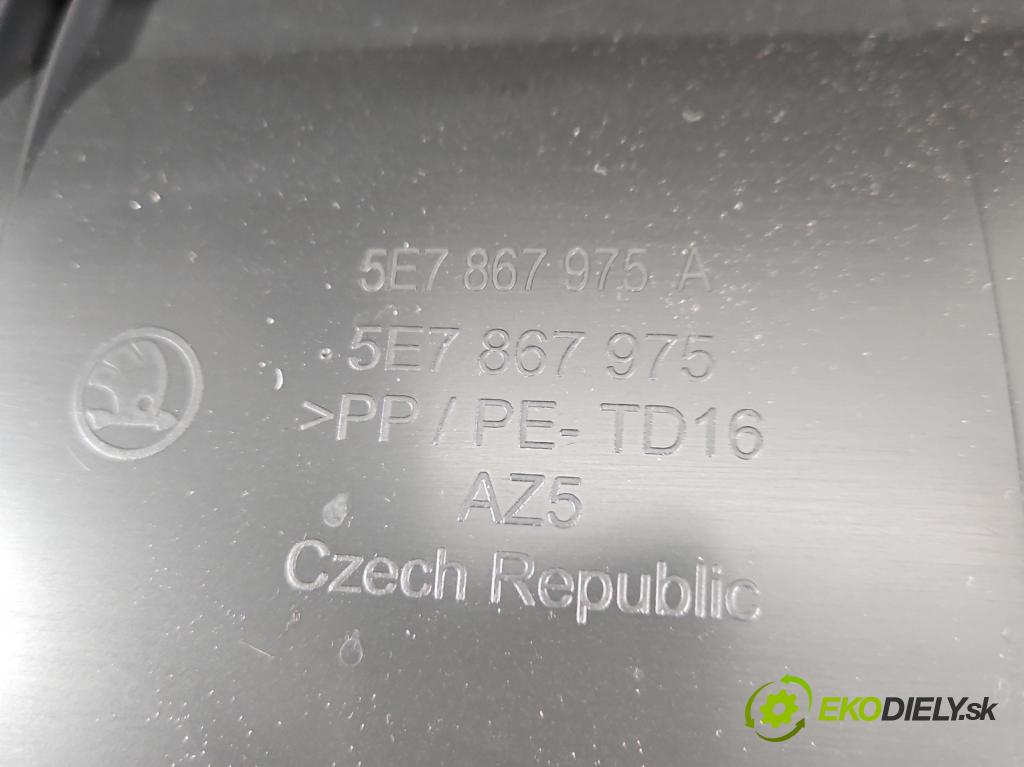 Skoda Octavia IV 2019- 2.0 tdi 116 HP manual 85 kW 1968 cm3 5- Čalounictví: kufrové dvere 5E7867975A