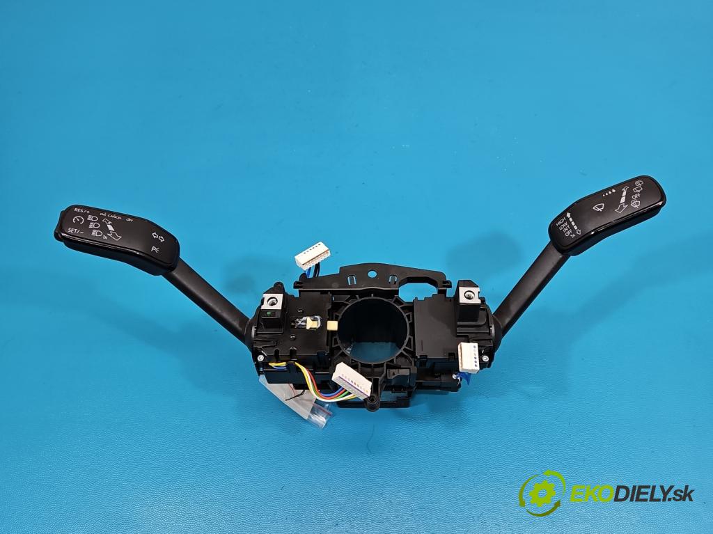 Skoda Octavia IV 2019- 2.0 tdi 116 HP manual 85 kW 1968 cm3 5- prepínač komplex: 5Q1953507FN (Prepínacie páčky pod volantom)