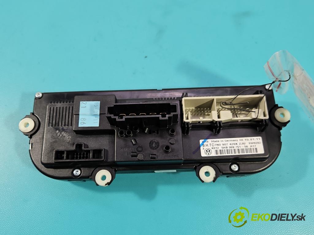 Vw Golf VI 2008-2013 1.6 tdi CAY 105 HP manual 77 kW 1598 cm3 5- panel kúrenia 7N0907426K
