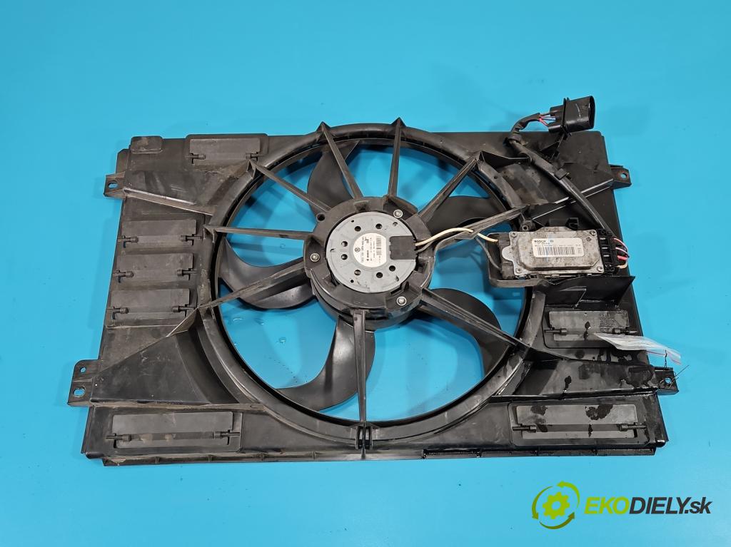 Vw Golf VI 2008-2013 1.6 tdi CAY 105 hp manual 77 kW 1598 cm3 5- ventilátor chladič 1K0121205AF