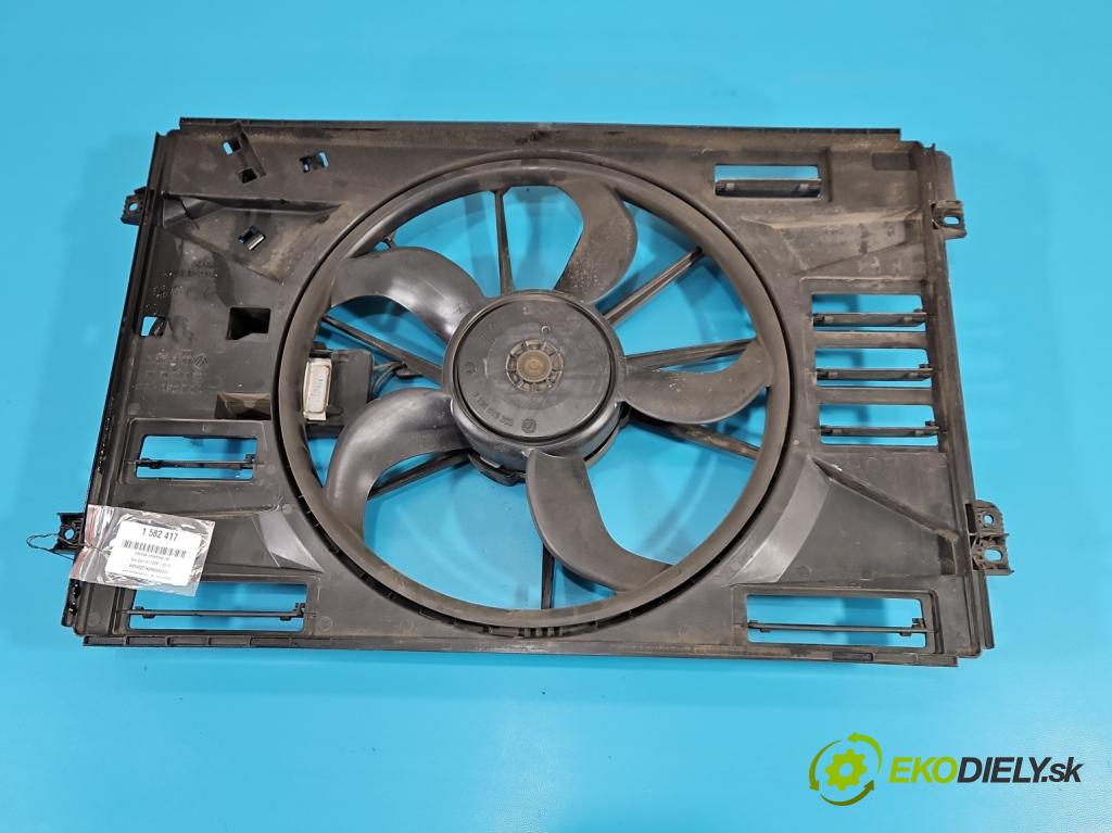 Vw Golf VI 2008-2013 1.6 tdi CAY 105 hp manual 77 kW 1598 cm3 5- ventilátor chladič 1K0121205AF